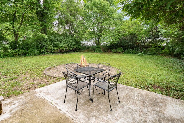 966 Chambers Cir, Columbus, OH 43212 - view of patio featuring outdoor dining area