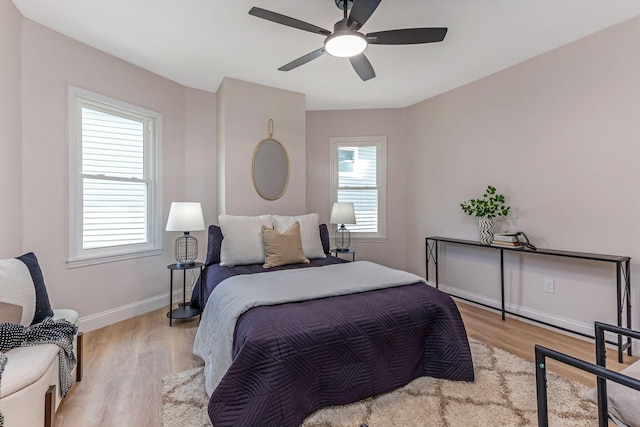 72 Avondale Ave, Columbus, OH 43222 - bedroom featuring wood finished floors and ceiling fan