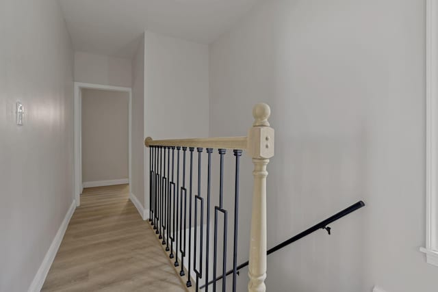 72 Avondale Ave, Columbus, OH 43222 - stairs with wood finished floors and baseboards