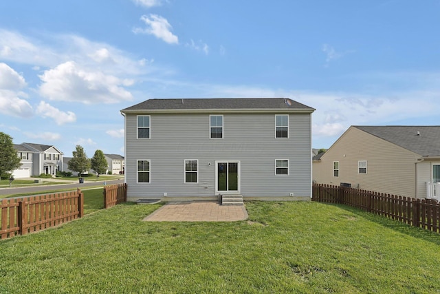 2576 Brook Run Dr, Lancaster, OH 43130 - back of house featuring a patio and entry steps