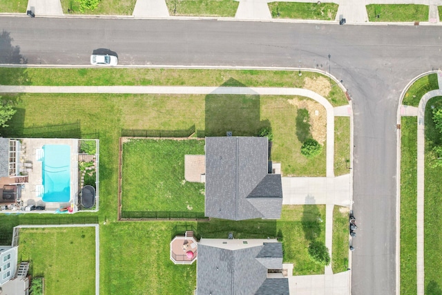 2576 Brook Run Dr, Lancaster, OH 43130 - drone / aerial view of a pool