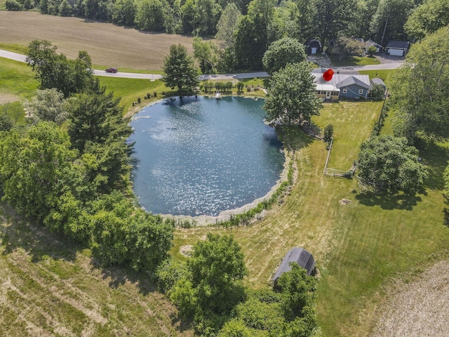 4476 Stiving Rd, Shelby, OH 44875 - drone / aerial view of a nearby body of water