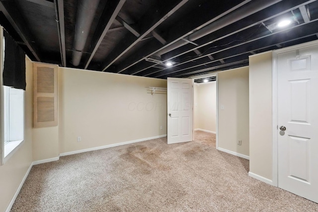 5191 Hialeah Ct, Columbus, OH 43221 - below grade area with carpet flooring and baseboards