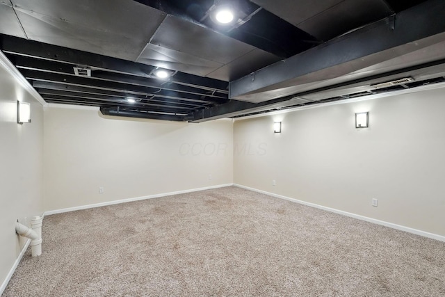 5191 Hialeah Ct, Columbus, OH 43221 - finished basement featuring carpet flooring and baseboards
