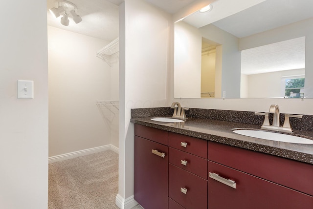 8732 Eastfield Ct, Pickerington, OH 43147 - full bathroom with double vanity and a walk in closet