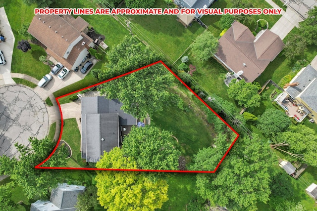 68 Nadine Pl N, Westerville, OH 43081 - aerial view of property's location featuring property parcel outlined