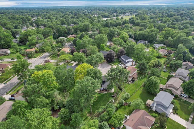 68 Nadine Pl N, Westerville, OH 43081 - aerial view of property and surrounding area featuring nearby suburban area and a forest