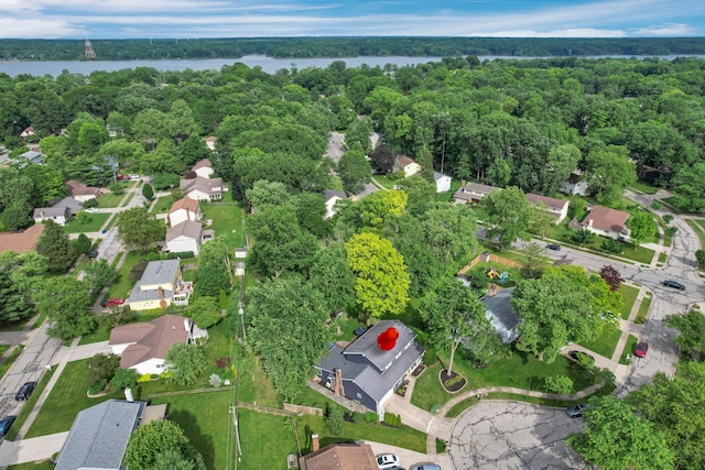 68 Nadine Pl N, Westerville, OH 43081 - aerial overview of property's location with a nearby body of water and nearby suburban area