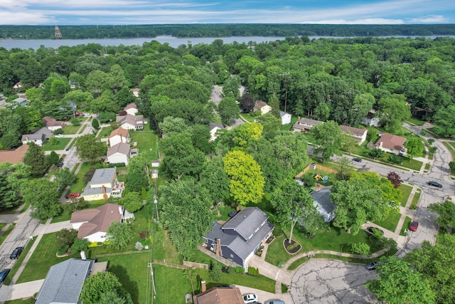 68 Nadine Pl N, Westerville, OH 43081 - aerial view of property's location featuring a large body of water and nearby suburban area