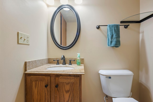 4686 Gilman Rd, Columbus, OH 43228 - half bathroom with toilet and vanity