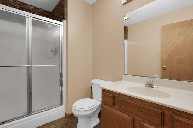 452 Samantha Cir Unit 10, London, OH 43140 - full bath with vanity, toilet, and a stall shower