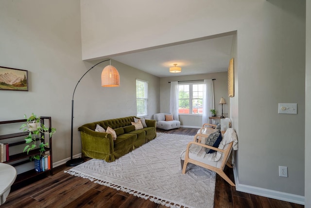 5834 Aristides Way Unit 10, New Albany, OH 43054 - living room with wood finished floors and baseboards