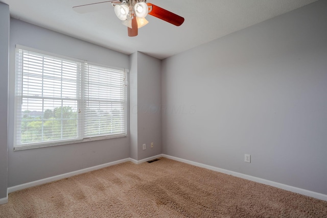 5834 Aristides Way Unit 10, New Albany, OH 43054 - unfurnished room featuring a ceiling fan and carpet