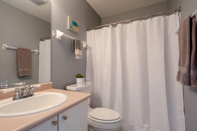 5834 Aristides Way Unit 10, New Albany, OH 43054 - bathroom with vanity and a textured ceiling