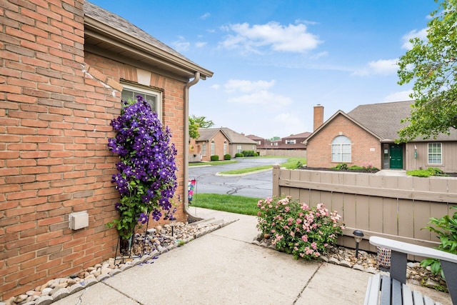 2423 Hooverside Ln, Grove City, OH 43123 - view of patio with a residential view