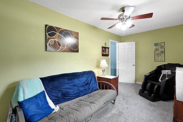 13111 King Rd NE, Thornville, OH 43076 - bedroom featuring carpet and a ceiling fan