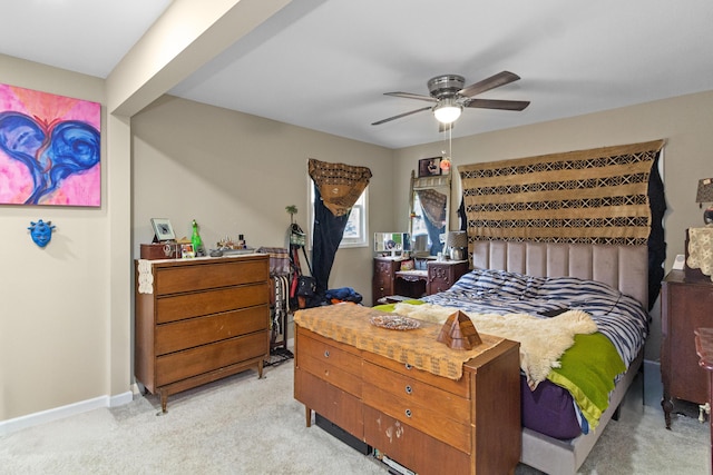 565 S Kellner Rd, Columbus, OH 43209 - carpeted bedroom with ceiling fan and baseboards