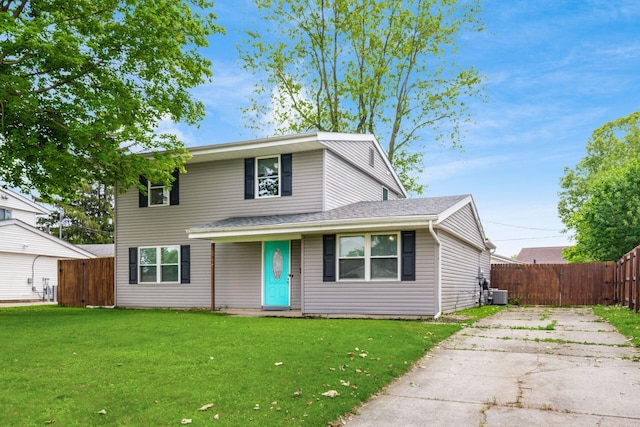 5186 Meadowbrook Dr, Columbus, OH 43207 - traditional home with driveway and central air condition unit