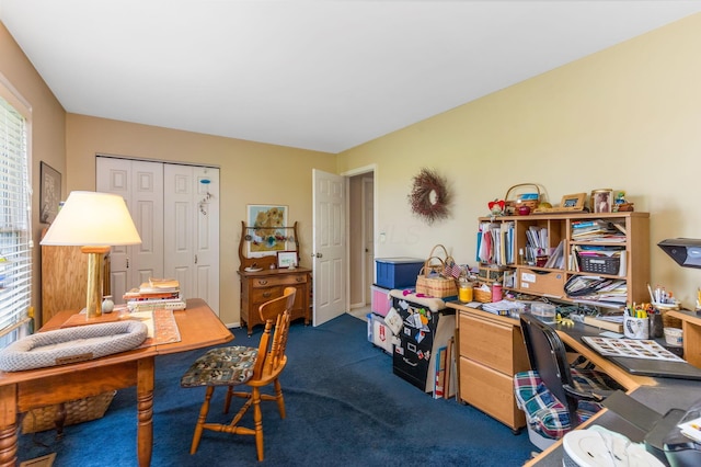 445 Cedar Hill Rd SW, Amanda, OH 43102 - office area with dark colored carpet