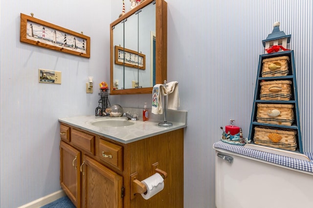 445 Cedar Hill Rd SW, Amanda, OH 43102 - bathroom featuring vanity and baseboards