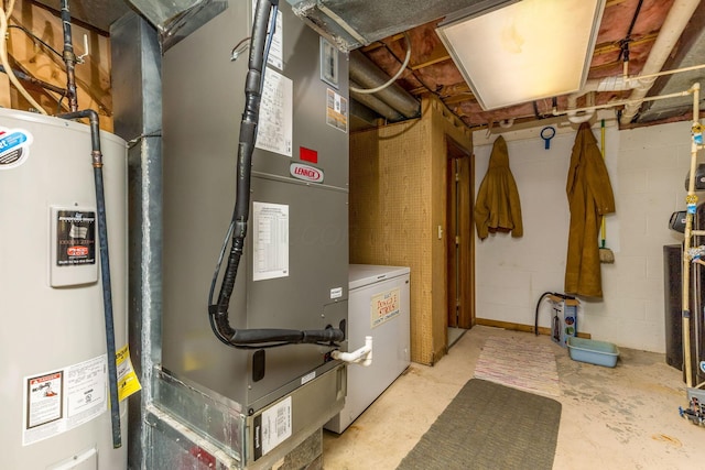 445 Cedar Hill Rd SW, Amanda, OH 43102 - utilities with water heater and heating unit