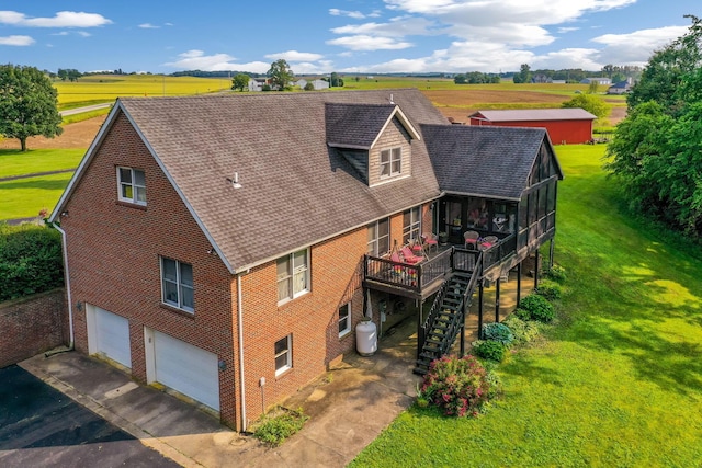 445 Cedar Hill Rd SW, Amanda, OH 43102 - view from above of property