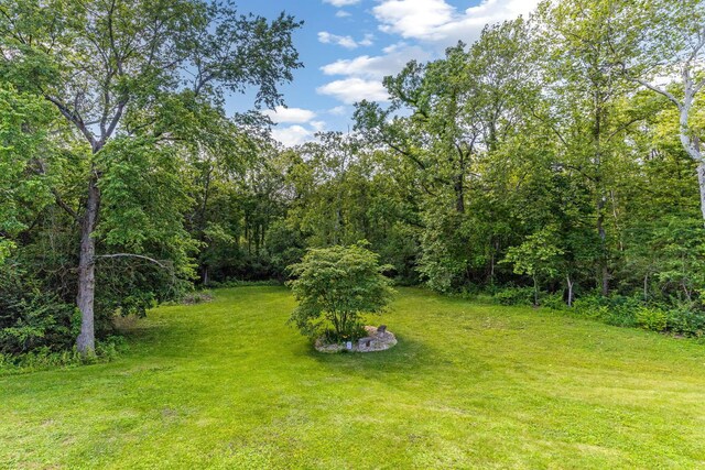 445 Cedar Hill Rd SW, Amanda, OH 43102 - view of green lawn with a view of trees
