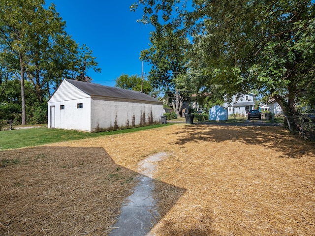 1432 Cordell Ave, Columbus, OH 43211 - view of green lawn featuring an outdoor structure