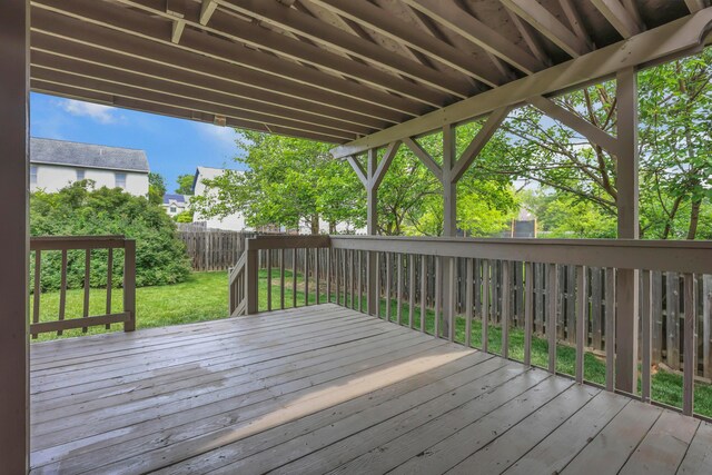 4583 Hunting Creek Dr, Grove City, OH 43123 - view of deck