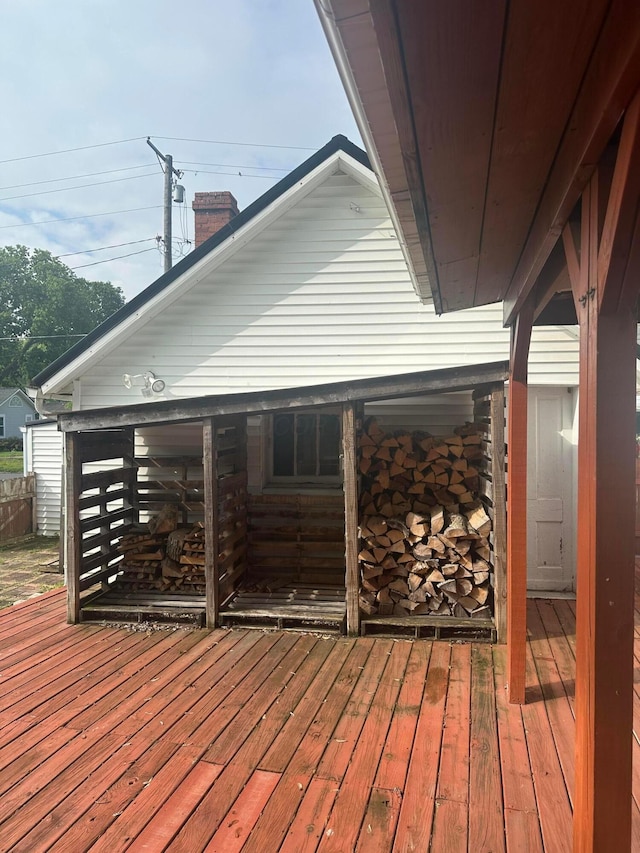 287 W Columbus St, Mount Sterling, OH 43143 - view of wooden terrace