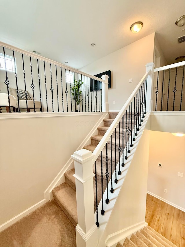 3895 Brody Dr, Grove City, OH 43123 - stairs featuring wood finished floors and baseboards