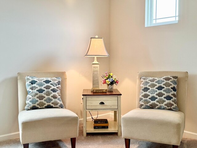 3895 Brody Dr, Grove City, OH 43123 - sitting room featuring carpet flooring and baseboards