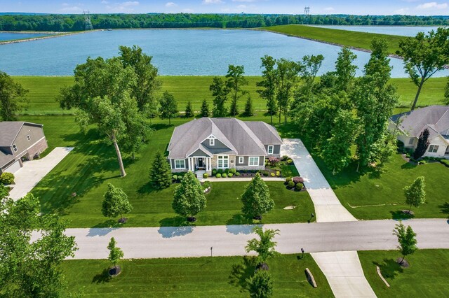 2235 Forestview Ln, Delaware, OH 43015 - aerial view of property and surrounding area with a large body of water