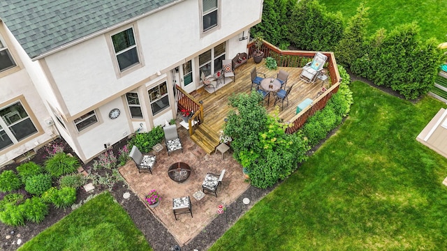 388 Slate Run Dr, Powell, OH 43065 - view from above of property
