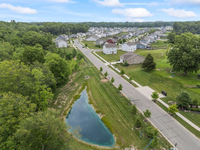 206 Rochdale Run, Delaware, OH 43015 - aerial view of residential area with a large body of water