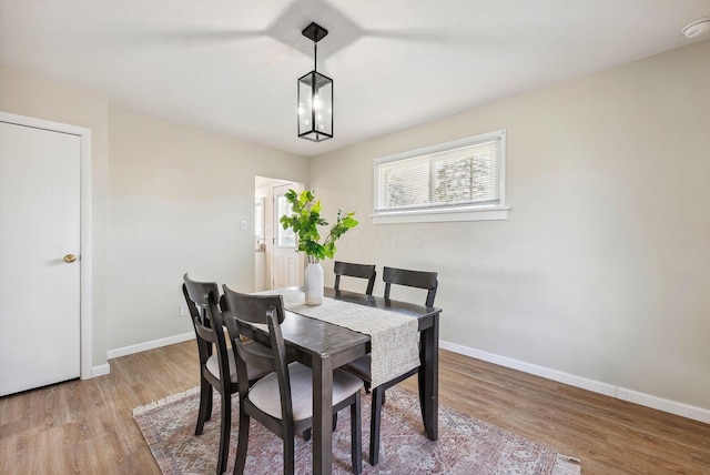 2509 Perdue Ave, Columbus, OH 43211 - dining area with wood finished floors and baseboards