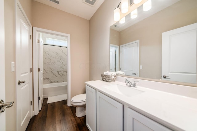 3446 Joberry Loop, Grove City, OH 43123 - bathroom featuring vanity, toilet, and wood finished floors