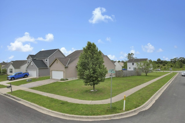 982 Margate Cir, London, OH 43140 - view of front of house with dirt driveway, a residential view, and a garage