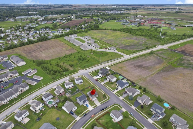 982 Margate Cir, London, OH 43140 - aerial overview of property's location with nearby suburban area
