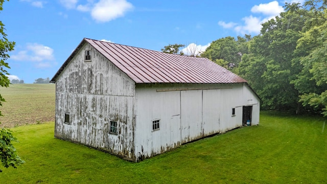 841 Township Highway 52, Nevada, OH 44849 - view of barn with a yard