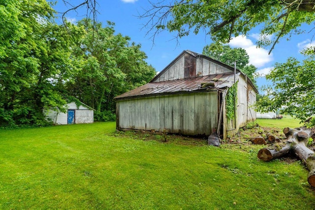 841 Township Highway 52, Nevada, OH 44849 - view of green lawn with an outbuilding
