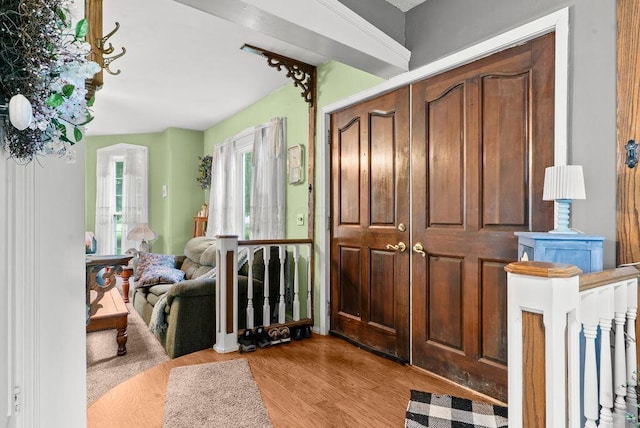 841 Township Highway 52, Nevada, OH 44849 - entrance foyer with wood finished floors