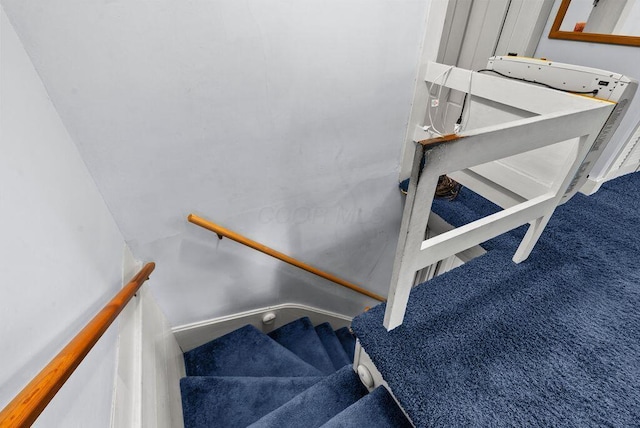 841 Township Highway 52, Nevada, OH 44849 - staircase with carpet floors