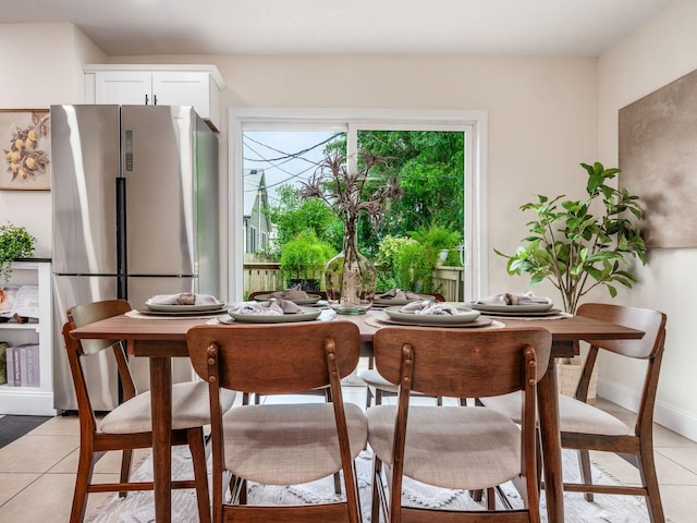 1156 S Champion Ave, Columbus, OH 43206 - dining area featuring light tile patterned flooring and baseboards