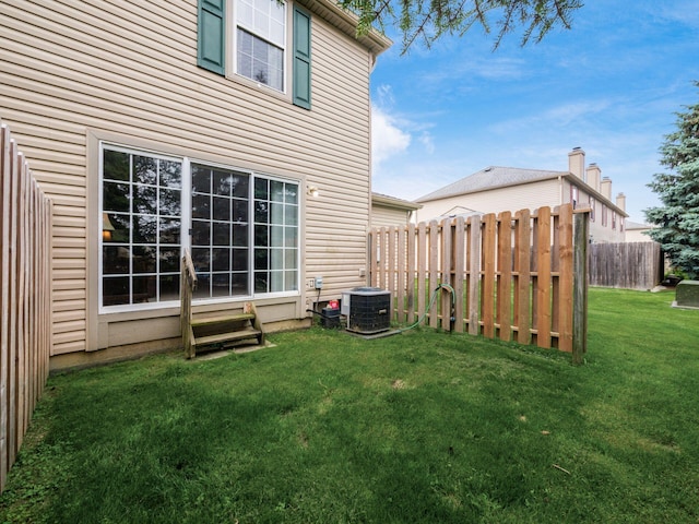 5678 Mango Ln Unit 104A, Hilliard, OH 43026 - view of yard featuring entry steps and central AC unit