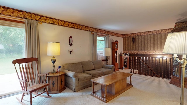 1371 Township Road 200, Bellefontaine, OH 43311 - living area with light carpet
