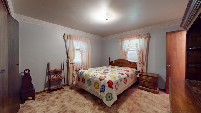 1371 Township Road 200, Bellefontaine, OH 43311 - bedroom with multiple windows and light carpet