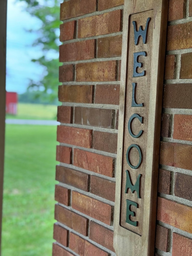 1371 Township Road 200, Bellefontaine, OH 43311 - exterior view of brick siding