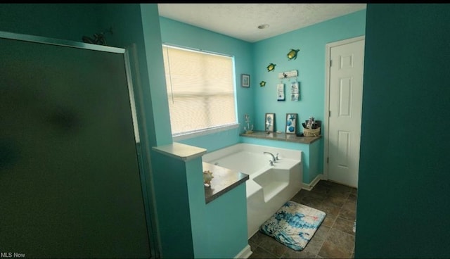 7360 Jones Rd, Nashport, OH 43830 - full bath featuring a shower stall and a bath