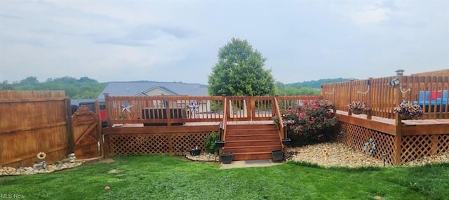 7360 Jones Rd, Nashport, OH 43830 - wooden terrace featuring stairway